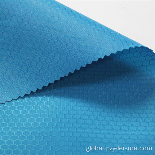 Hexagon Oxford Fabric PU-Coated Football Grid Hexagon Oxford Fabric for Luggage Manufactory